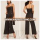 Latest fashion women jumpsuits OEM romper with long pants playsuit