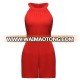 Fashion Design In Stock Item Cheap One-piece Sexy Sleeveless Off-shoulder Jumpsuit For Women