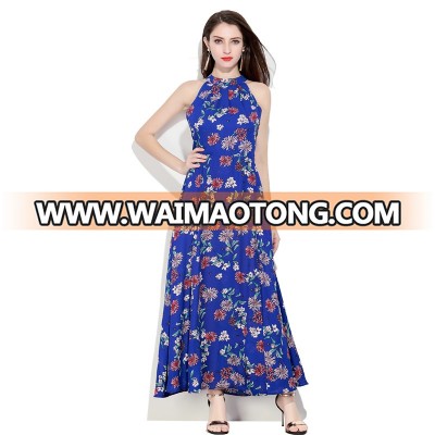 2018 Spring New Ladies Fashion Dress Sleeveless Sexy Dress